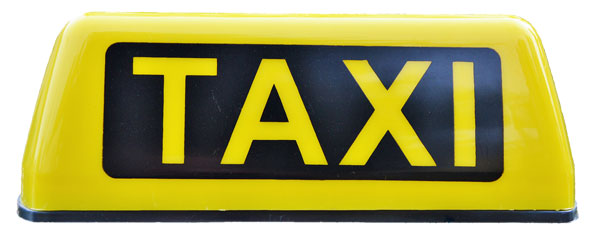 Taxischild Taxi WACH